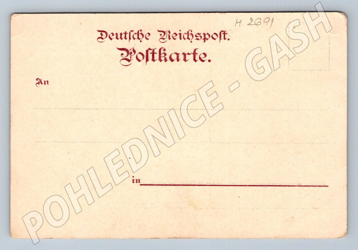 Pohlednice životní etapy muže Německo (M2691)