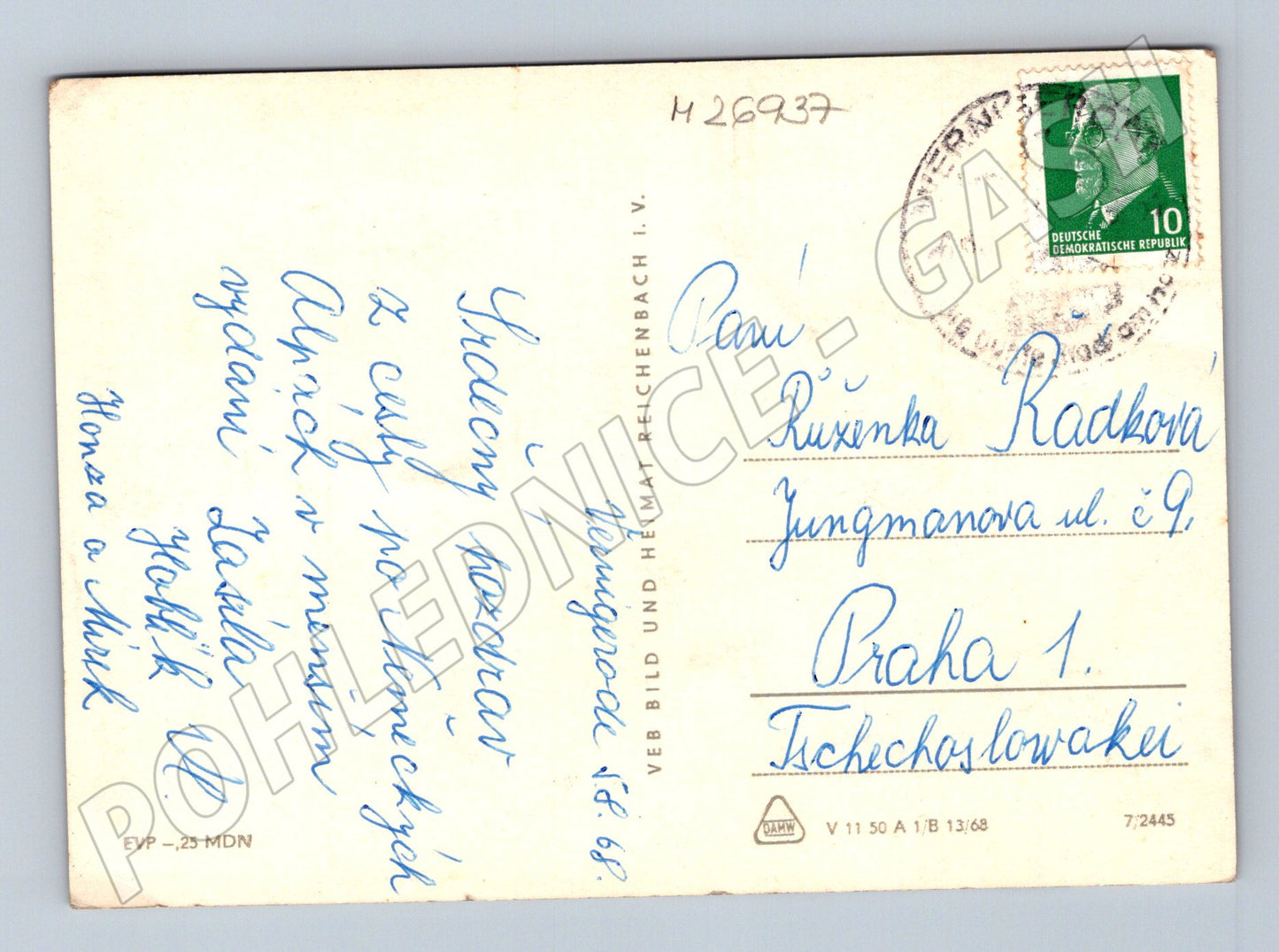 Pohlednice Německo Wernigerode Harz multiview 1968 (M26937)