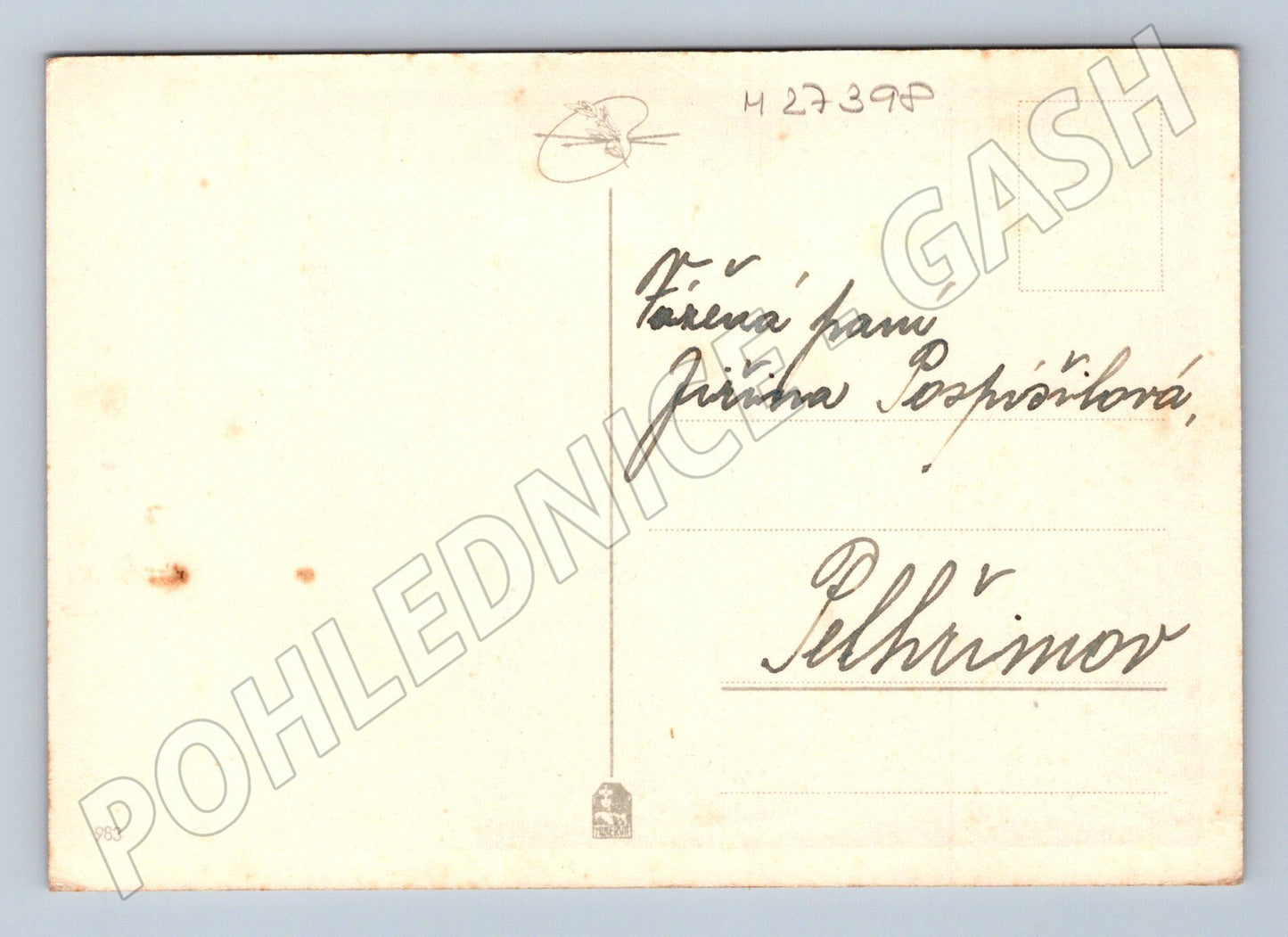 Pohlednice Pelhřimov okolí zimní krajina (M27398)