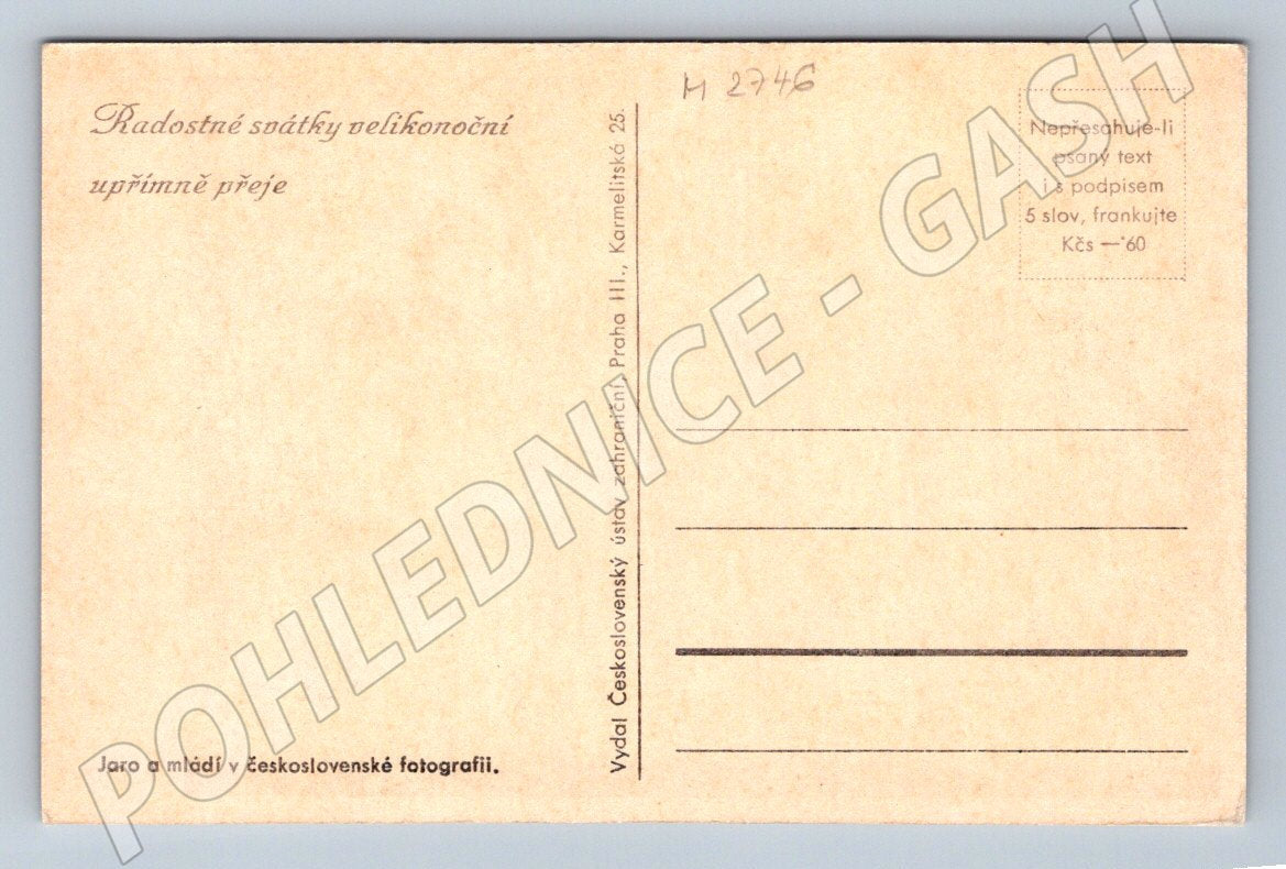 Pohlednice Ježíš na kříži náboženský motiv (M2746)