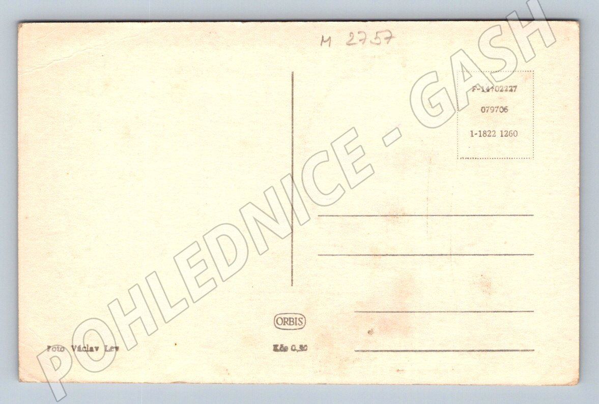 Postcard Happy Easter ethnography Václav Lev (M2757)