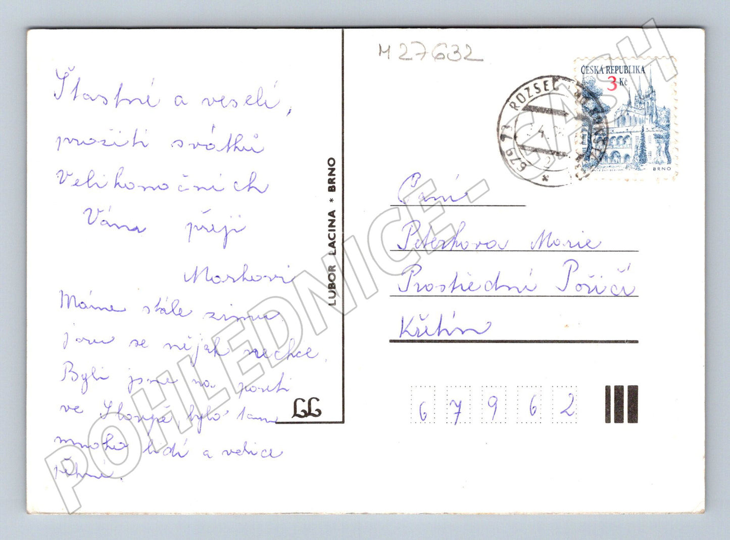 Pohlednice Velikonoce vejce a narcisy 1976 (M27632)