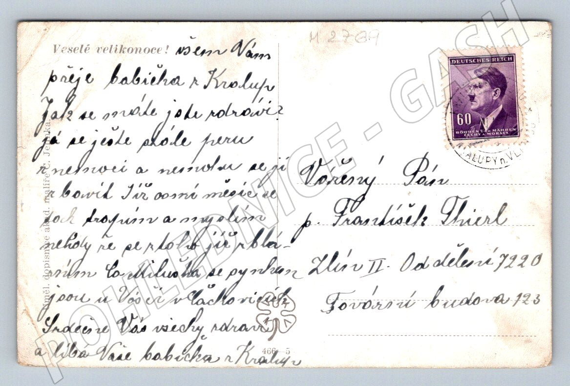 Postcard country cottage Protectorate (M2769)