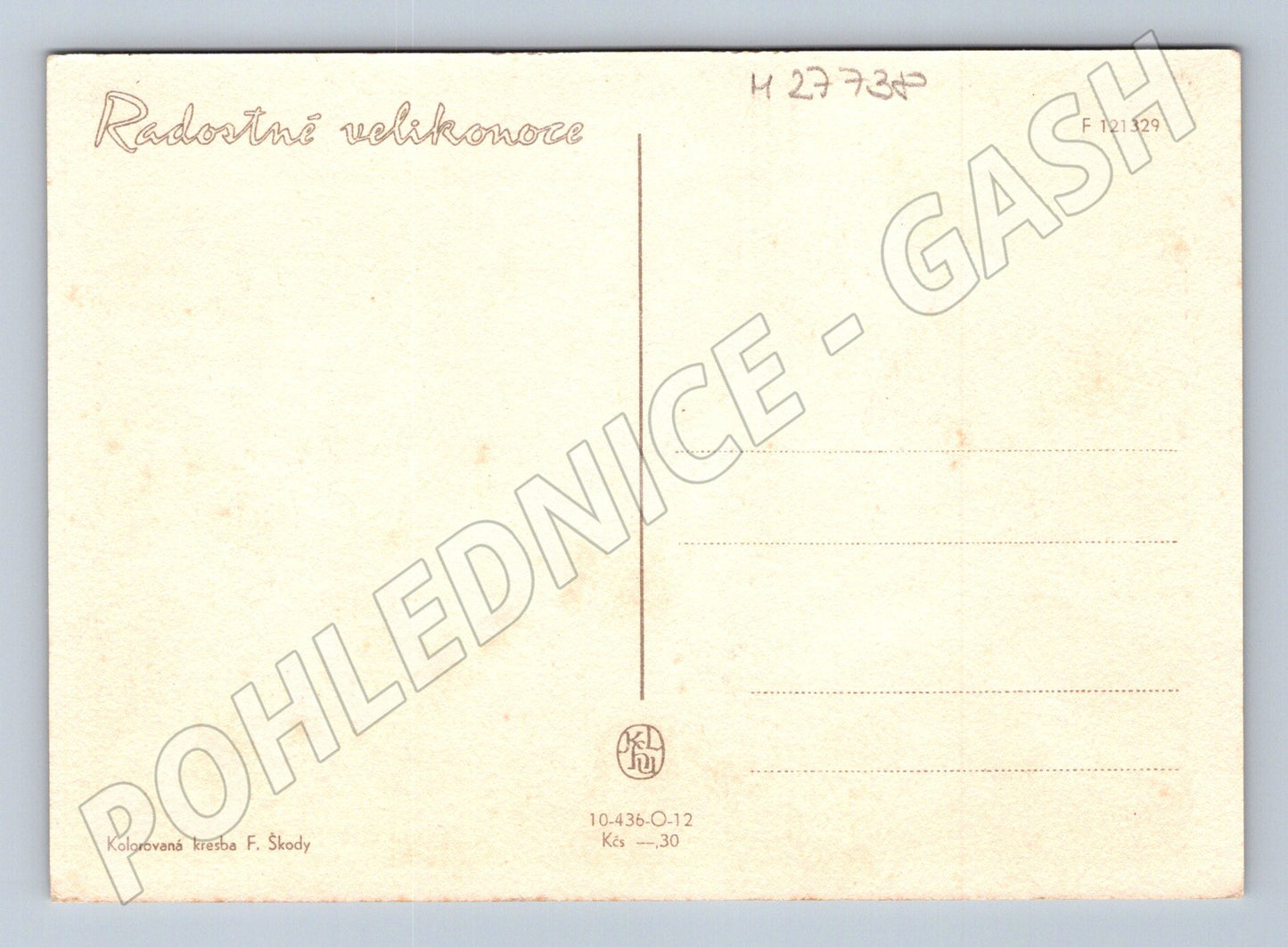 Pohlednice Velikonoční děti u potoka (M27738)