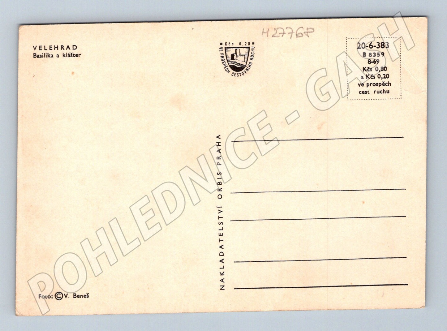 Pohlednice Velehrad Bazilika a klášter 1983 (M27768)