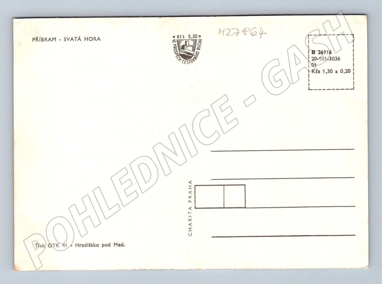 Pohlednice Příbram Svatá Hora (M27864)