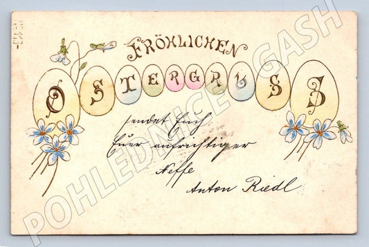 Pohlednice vajíčka Rakousko Uhersko Praha (M2790)