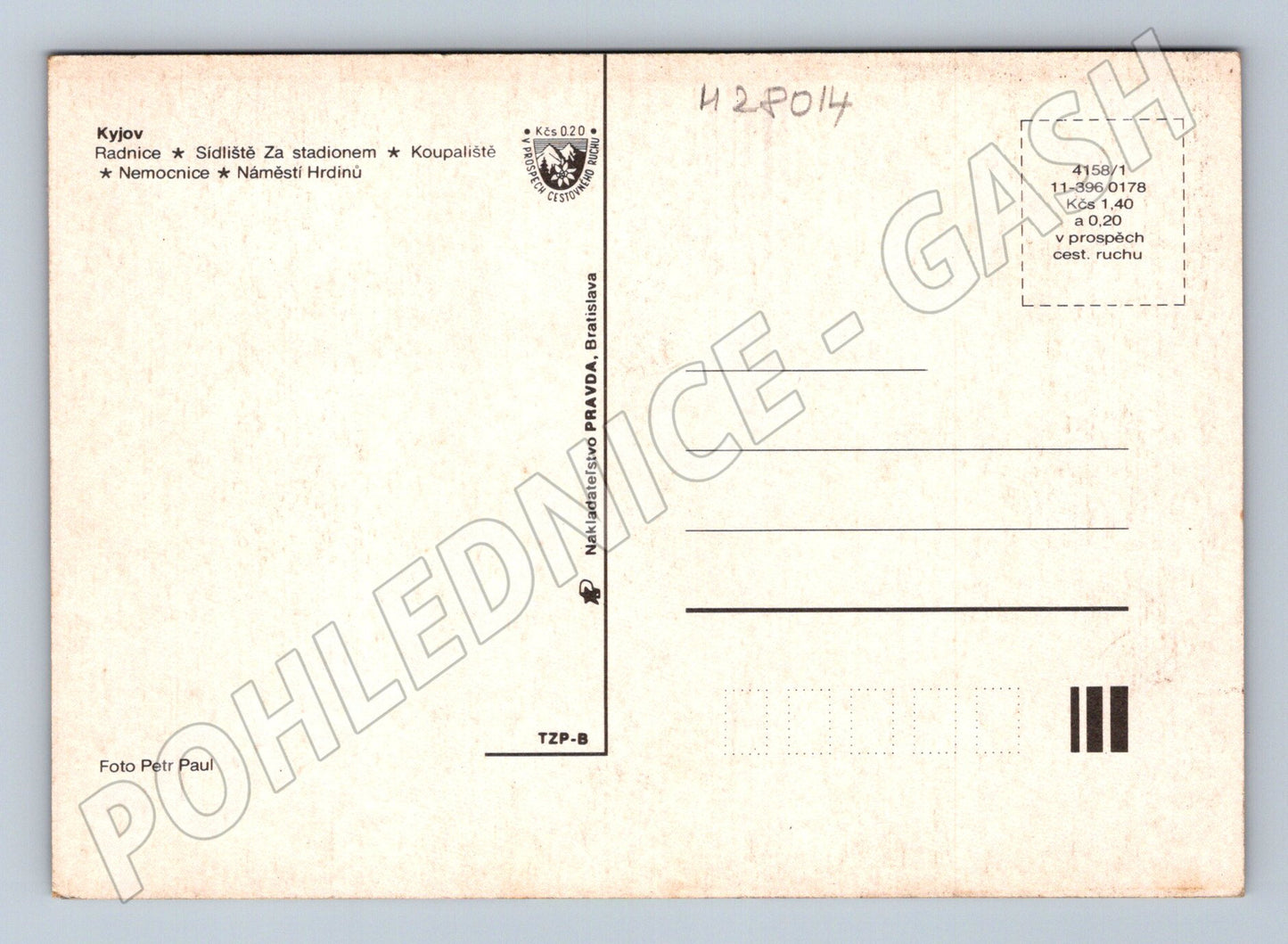Pohlednice Kyjov koláž města (M28014)