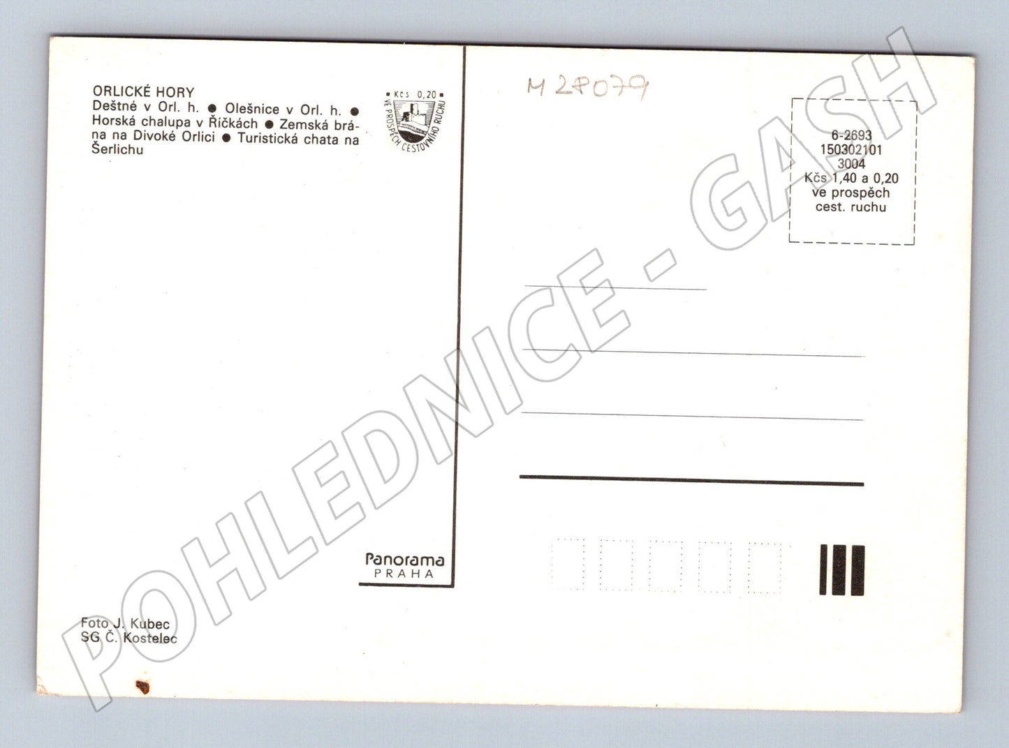 Pohlednice Orlické hory více motivů (M28079)