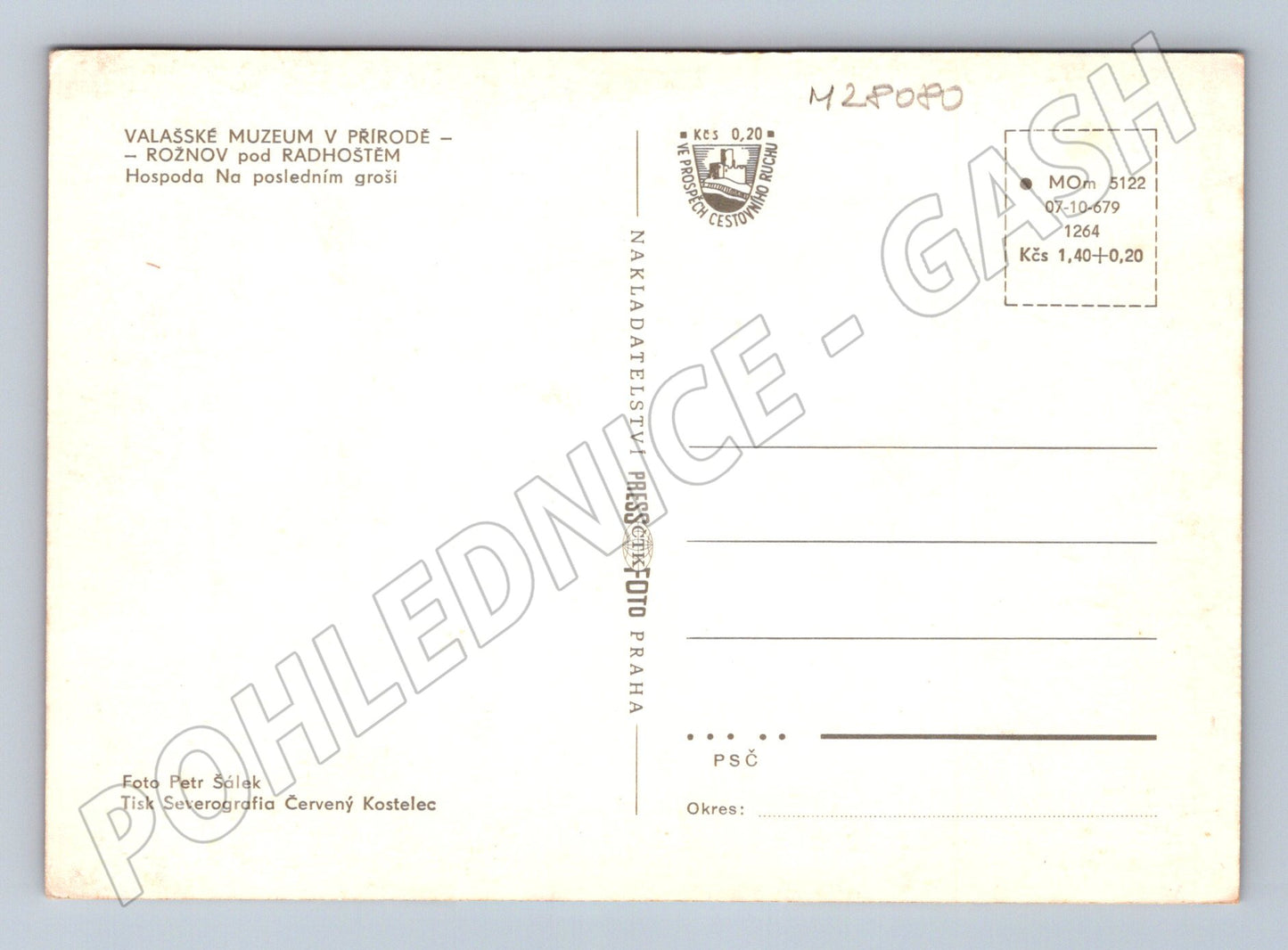 Rožnov pod Radhoštěm Hospoda Na posledním groši 197x (M28080)