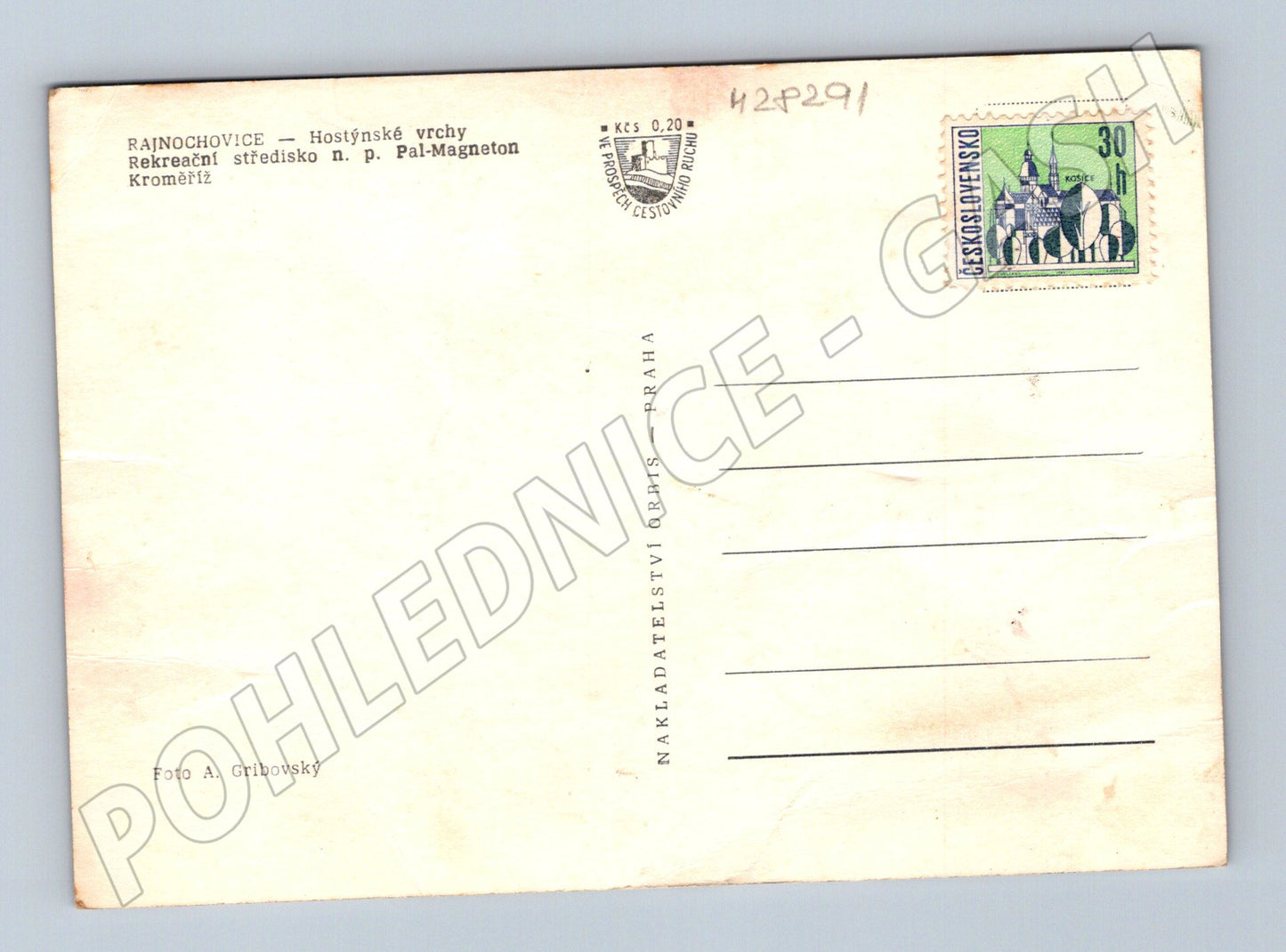 Pohlednice Rajnochovice Hostýnské vrchy rekreační středisko (M28291)