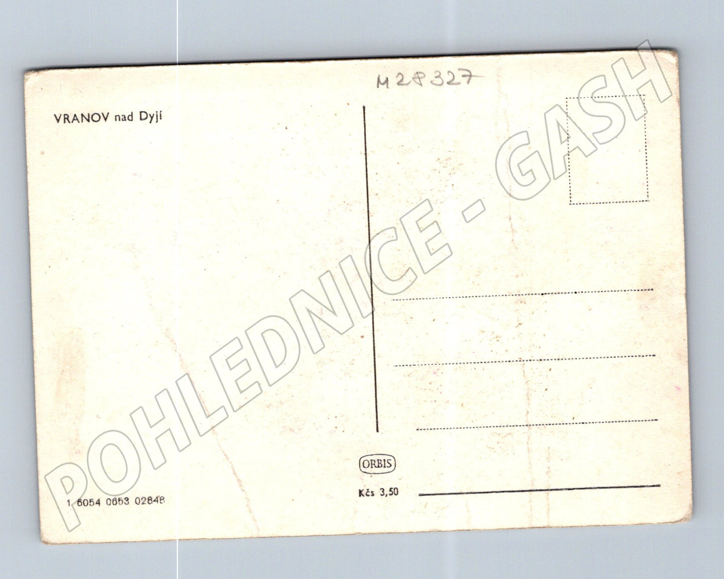 Pohlednice Vranov nad Dyjí hrad a město (M28327)