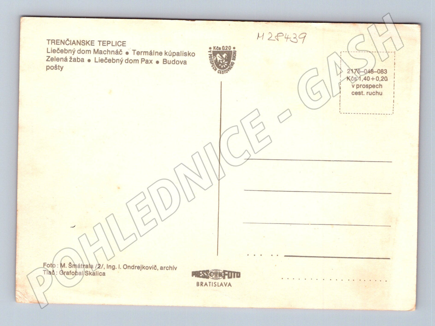 Pohlednice Slovensko Trenčianske Teplice různé pohledy (M28439)