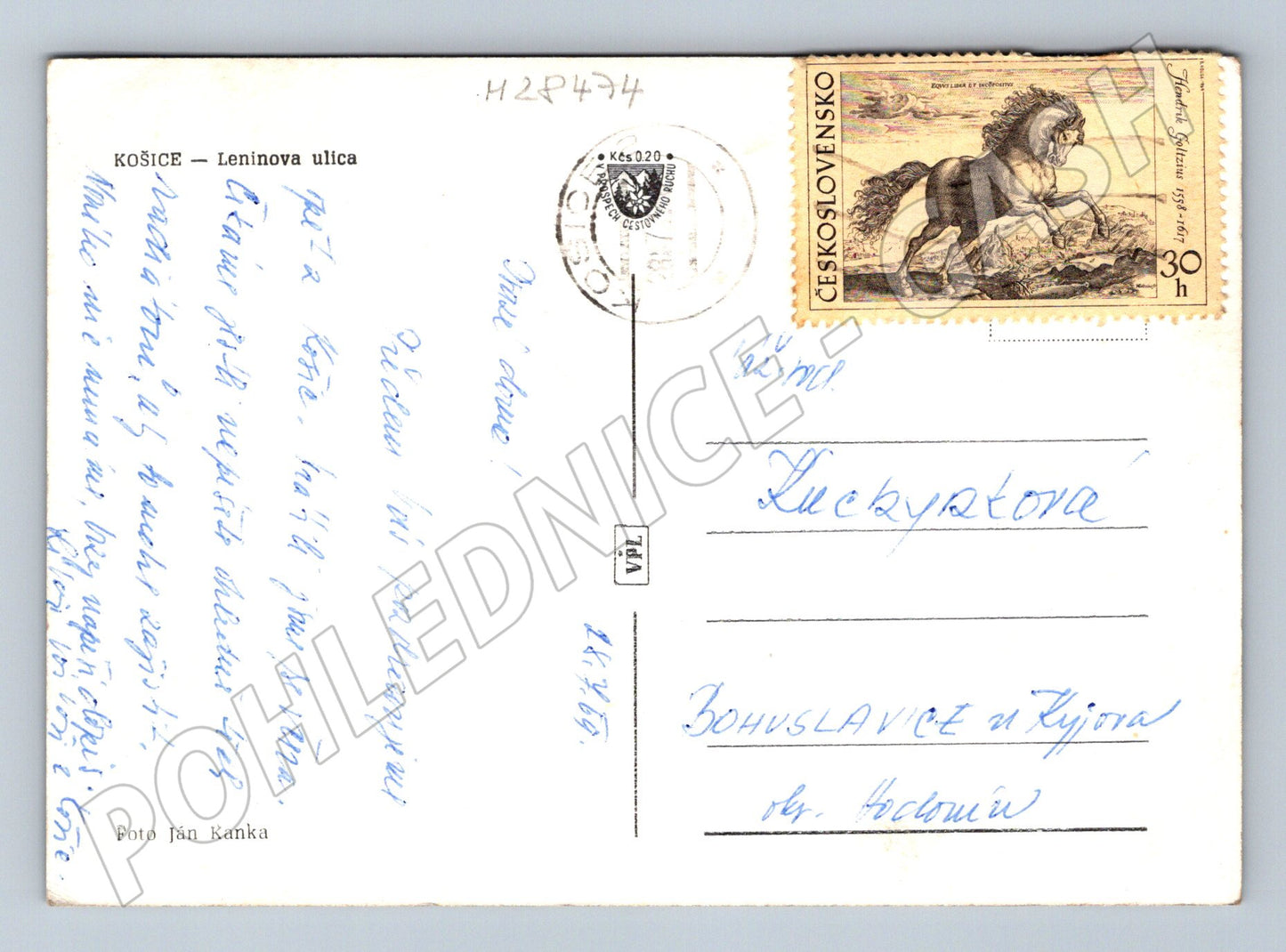 Pohlednice Slovensko Košice Leninova ulica 1969 (M28474)