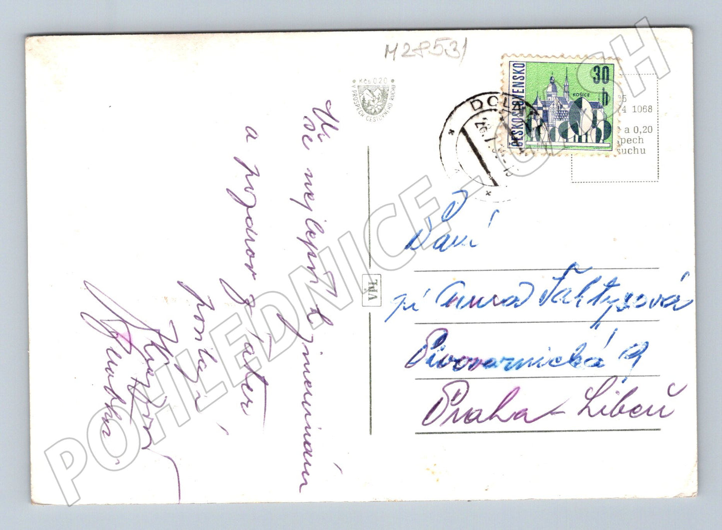 Pohlednice Slovensko Nízké Tatry koláž 1968 (M28531)