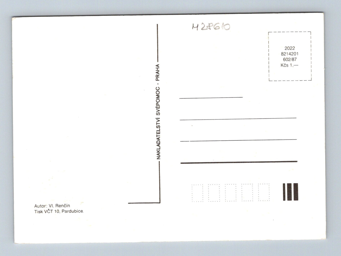 Pohlednice Vladimír Renčín humoristická kresba (M28610)
