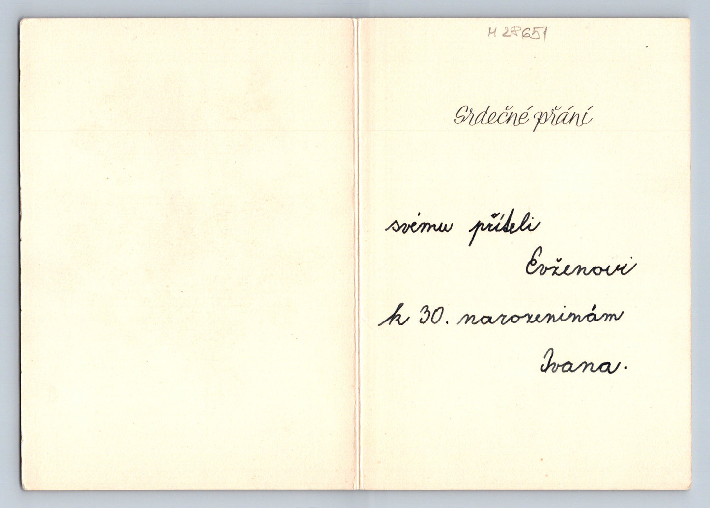 Pohlednice kytice květin narozeninové přání (M28651)