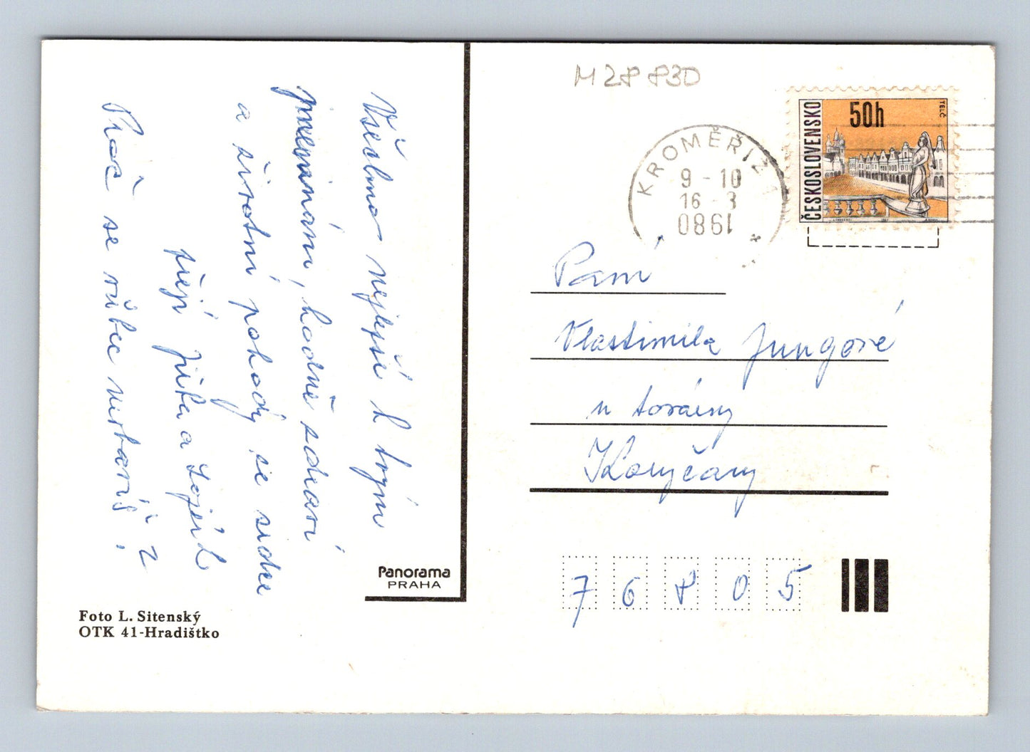 Pohlednice Československo červené růže 1980 (M28830)