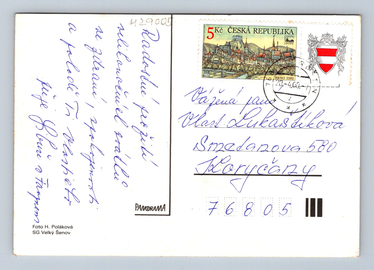 Pohlednice Velikonoční vajíčka 1993 (M29005)