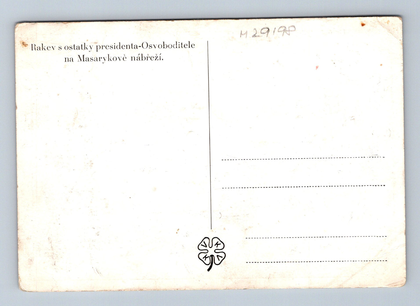 Pohlednice Praha pohřeb T.G. Masaryka Masarykovo nábřeží 1937 (M29198)