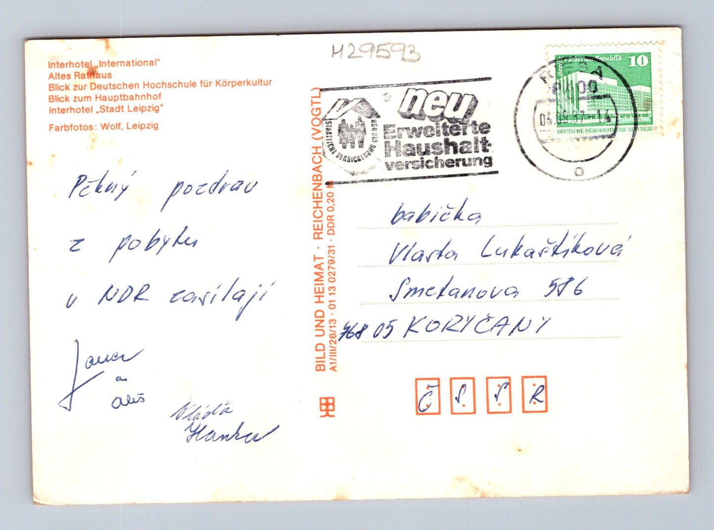 Pohlednice Německo Lipsko Messestadt (M29593)