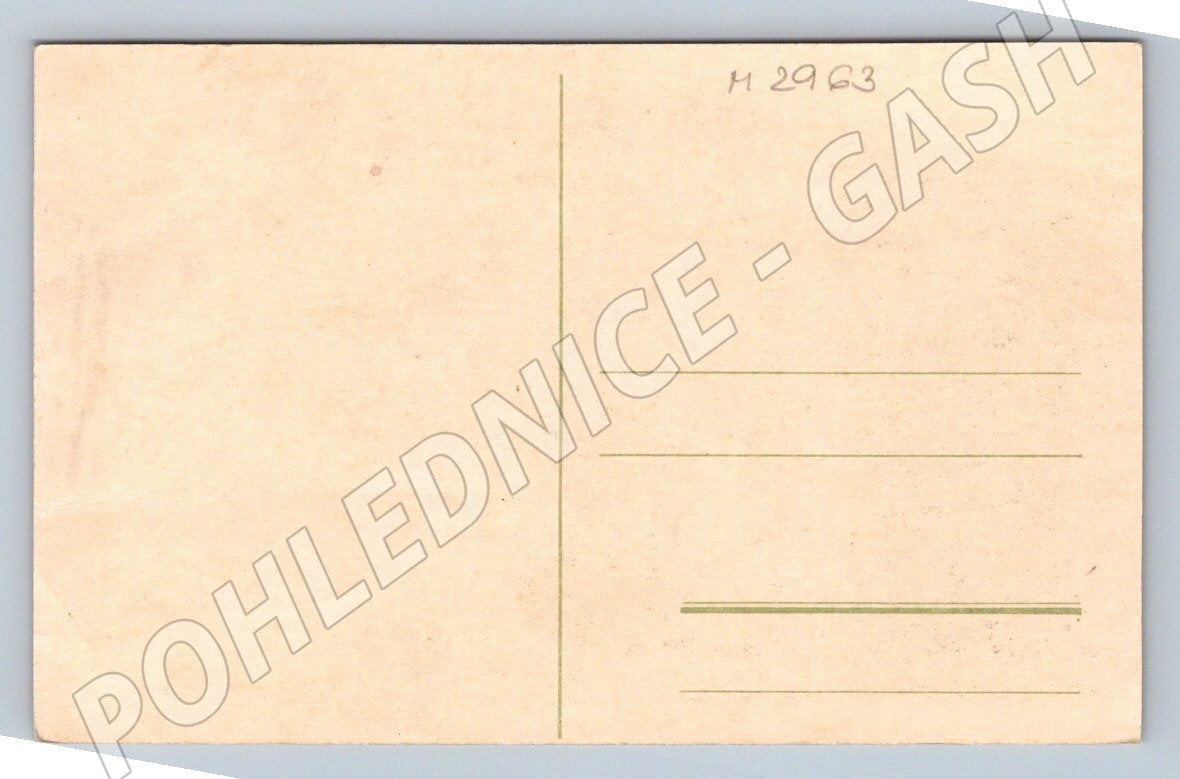 Postcard Happy and Merry Christmas Czechoslovakia (M2963)