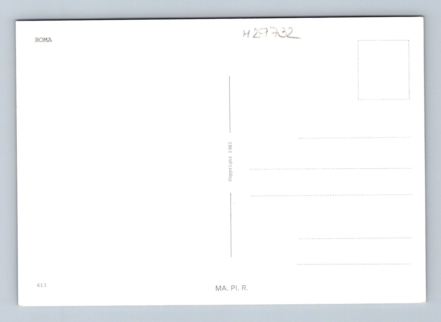 Pohlednice Itálie Řím antická místa 1983 (M29732)