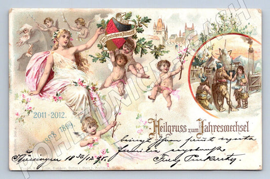 Pohlednice etnografický motiv 1899 (M2991)