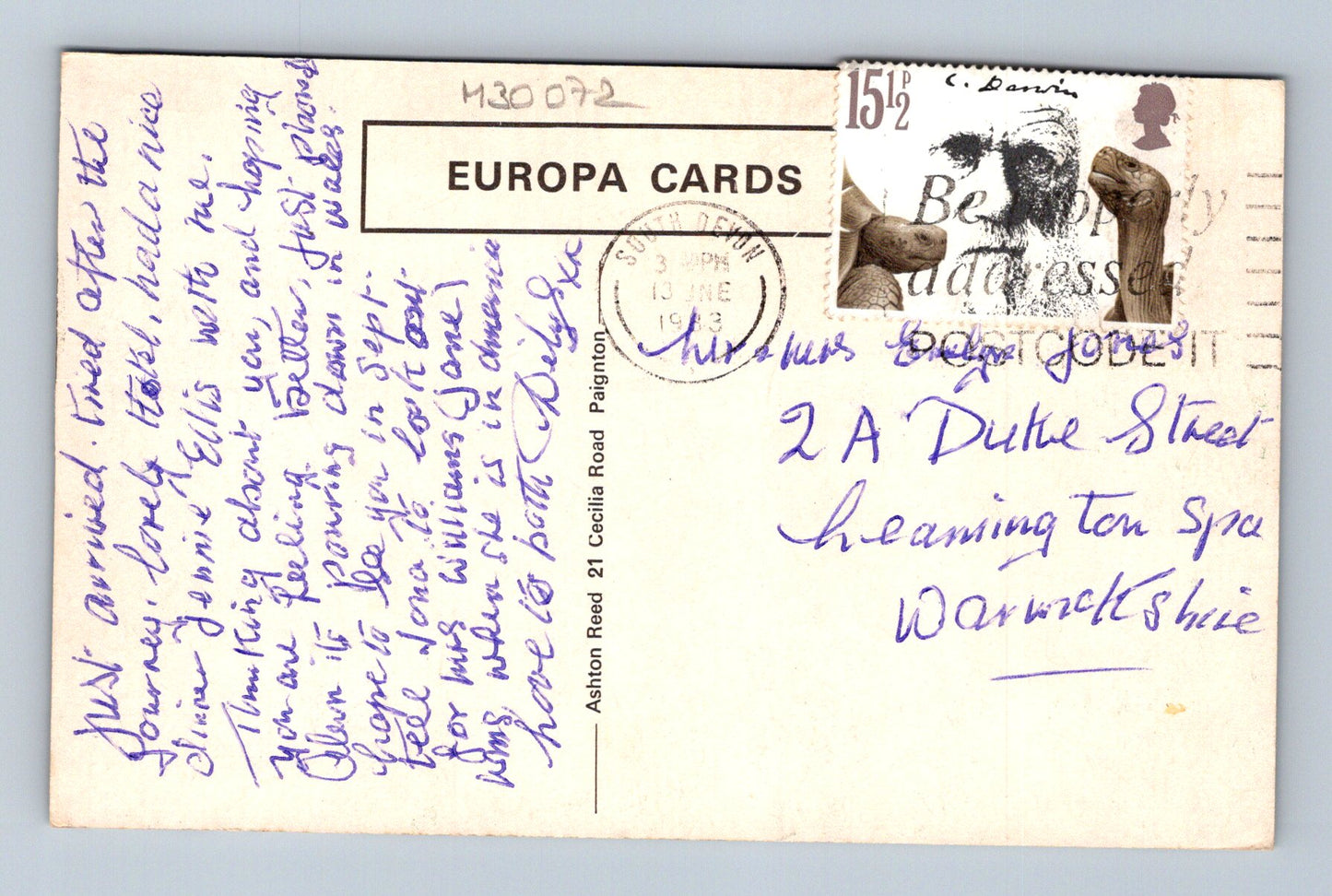 Pohlednice Velká Británie Paignton přístav 1983 (M30072)