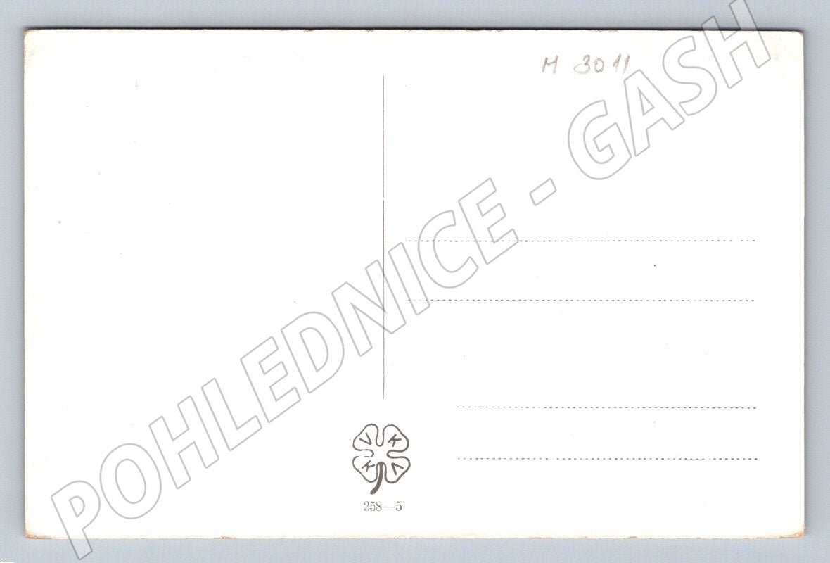 Postcard girl in traditional costume from Ostroh (M3011)