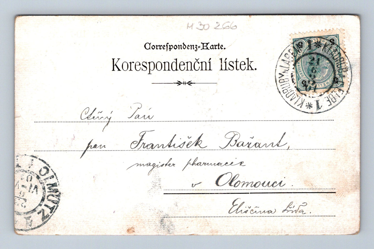 Pohlednice Praha Malostranské náměstí 1904 (M30266)