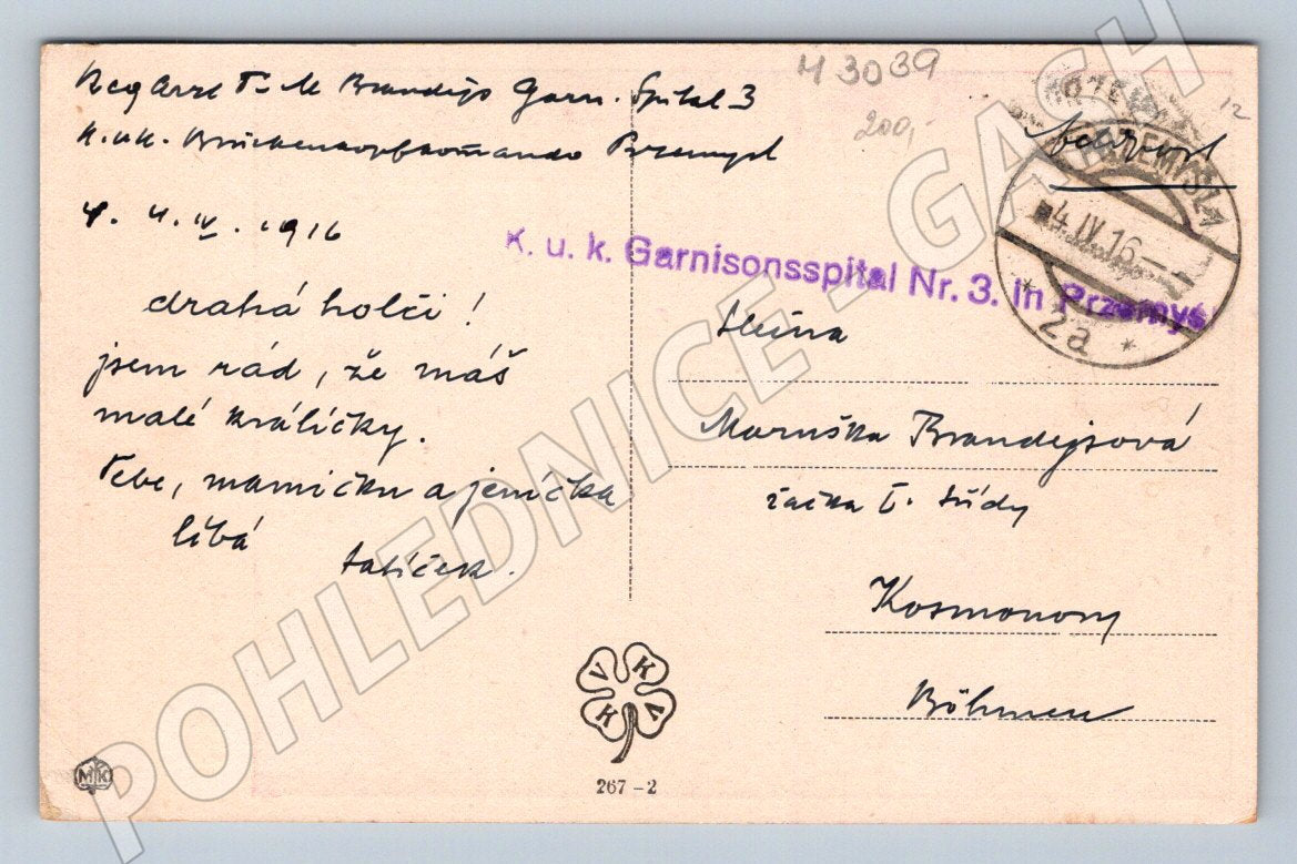 Postcard girl in traditional costume 1916 CV Muttich (M3039)