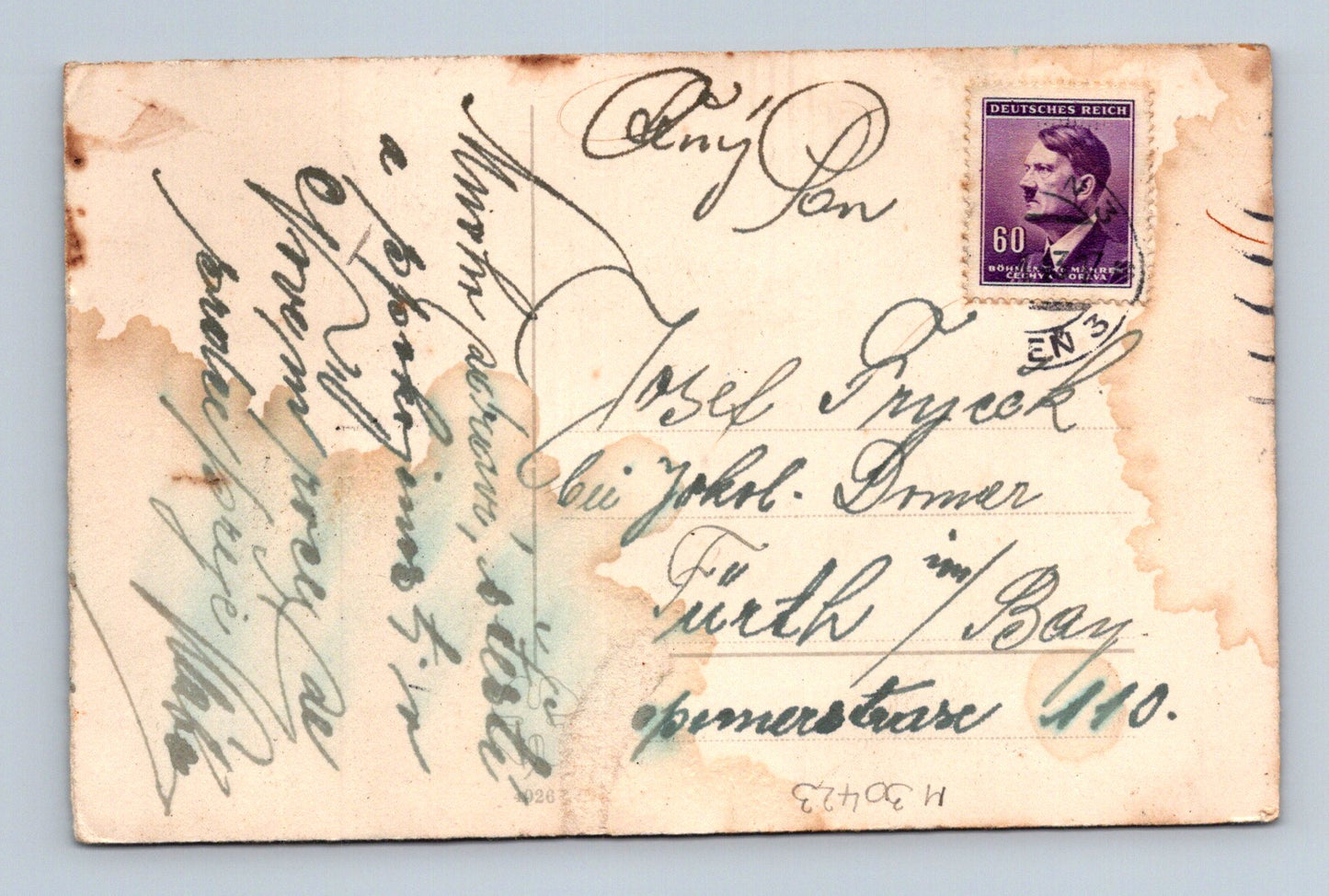 Pohlednice Německo zasněžené Alpy jezero 193x (M30423)