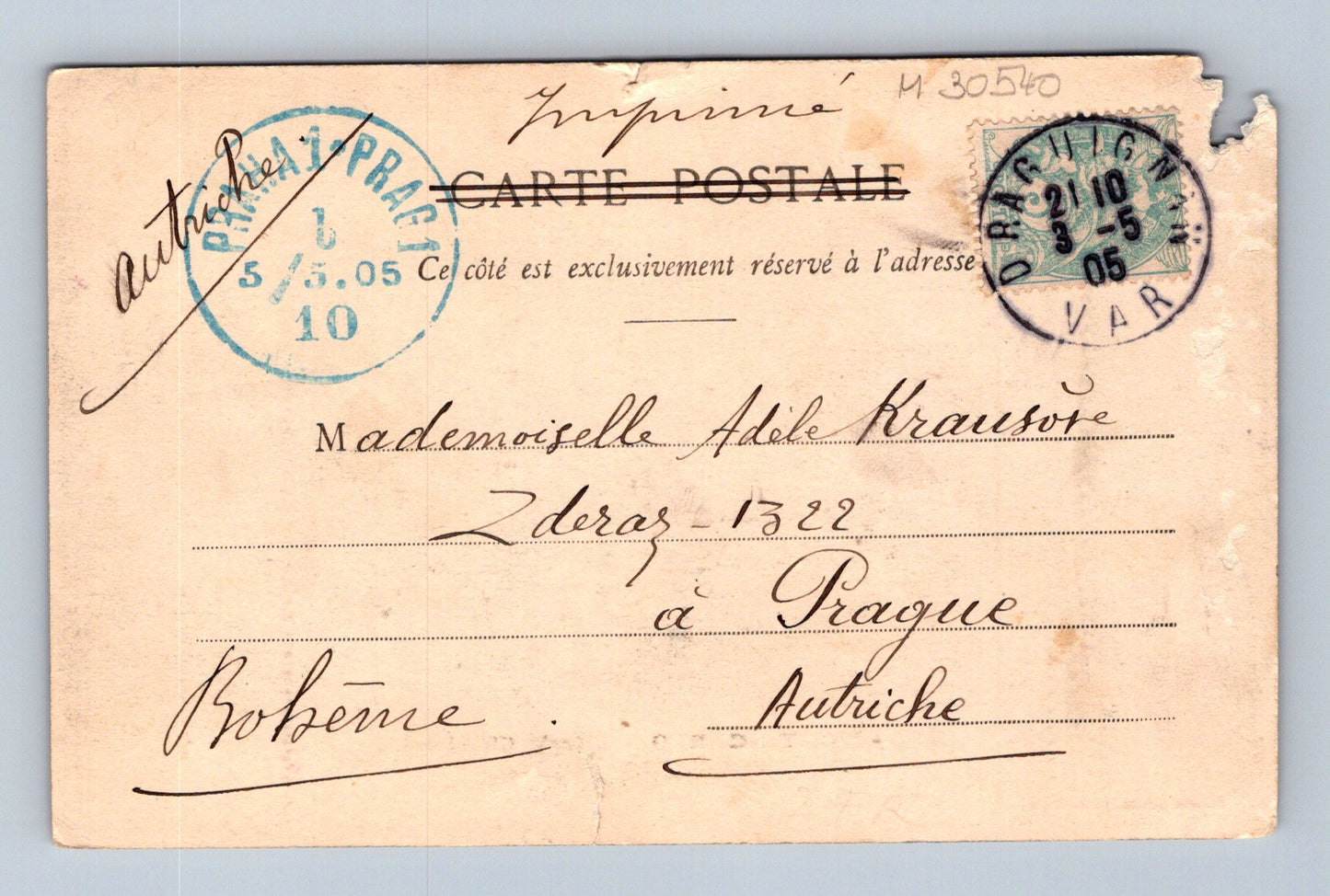 Pohlednice Monaco Monte-Carlo Galerie Charles III 1905 (M30540)