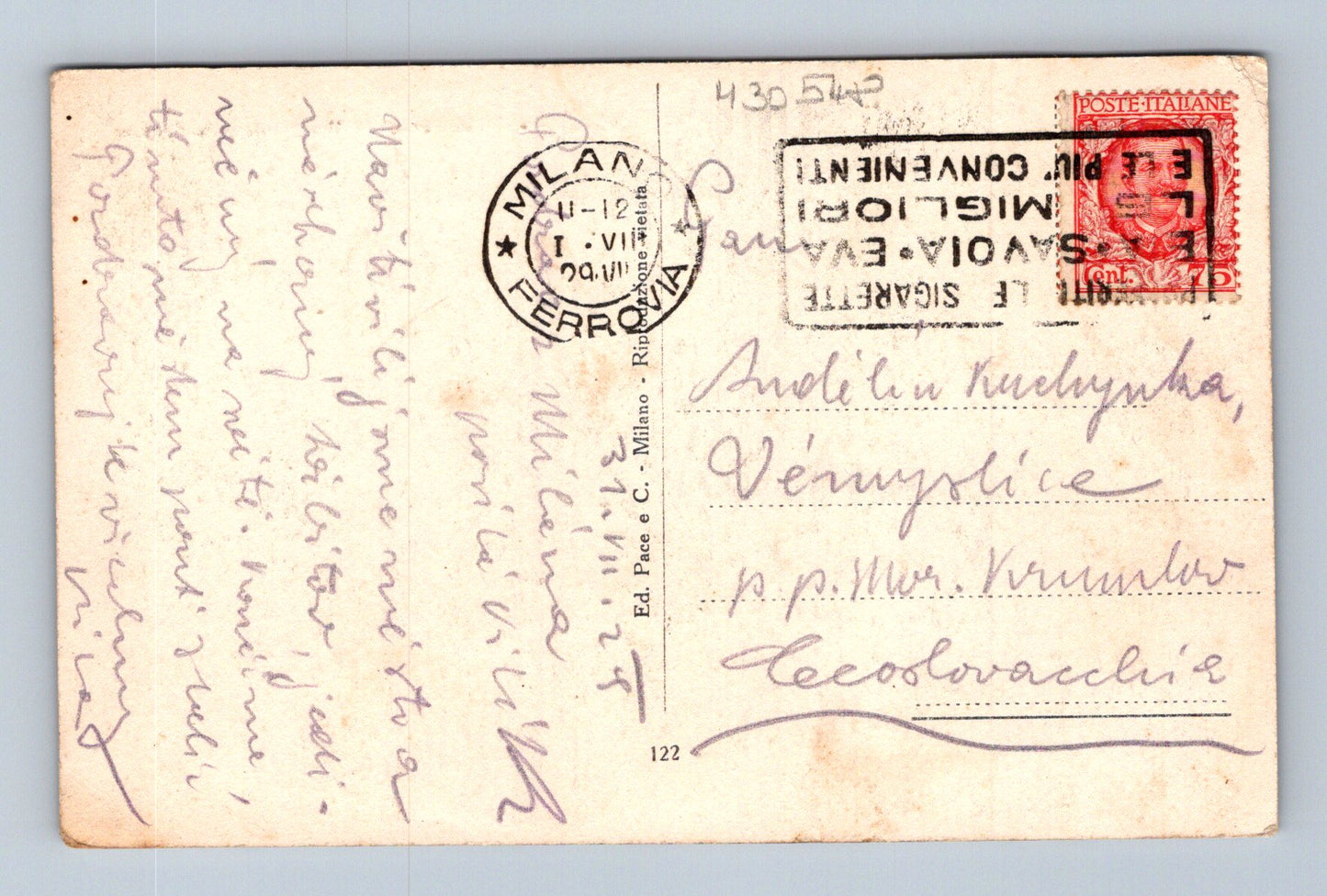 Itálie Milano Porta Genova Piazza Generale Cantere 1930 (M30548)