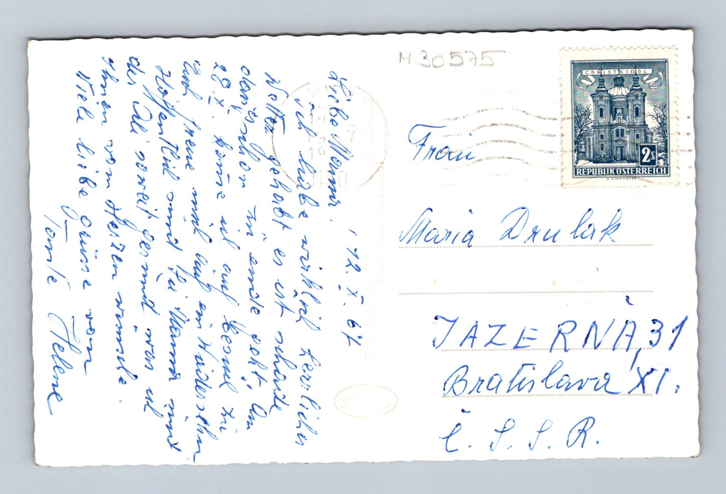 Pohlednice Rakousko Bad Schönau krajina 1944 (M30575)