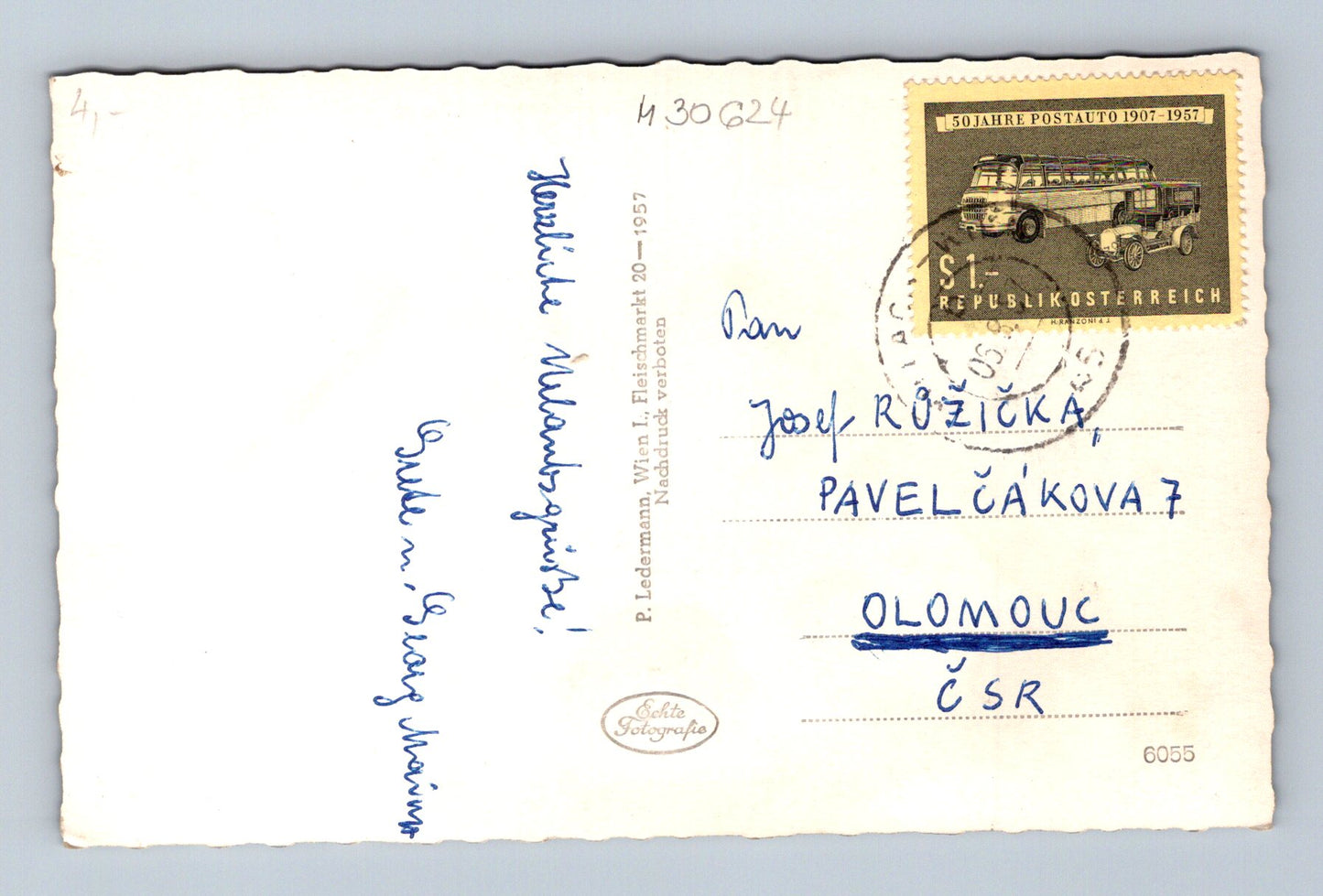 Pohlednice Rakousko Semmering Hotel Panhans 1957 (M30624)