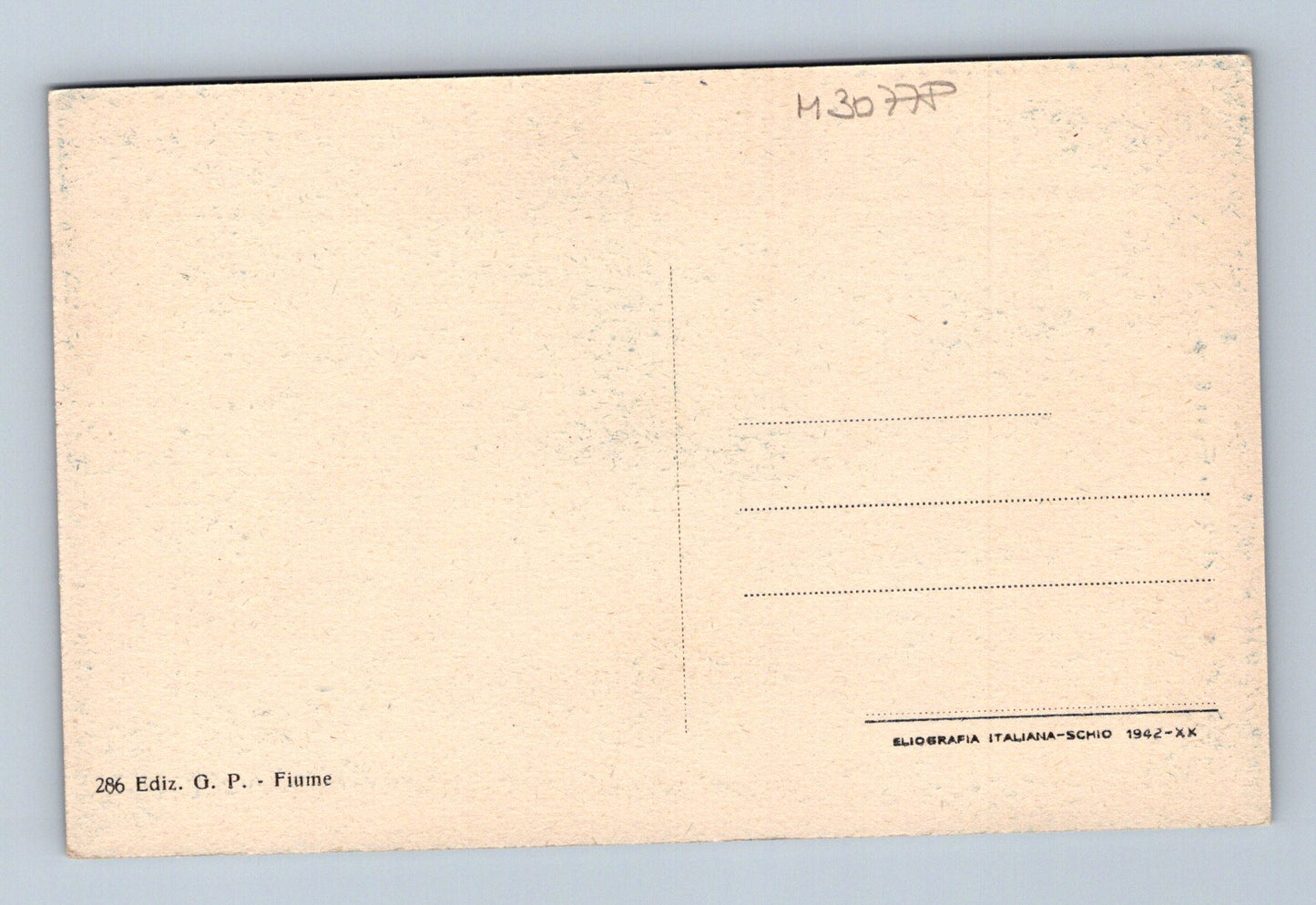 Pohlednice Itálie Fiume mrakodrap 1942 (M30778)