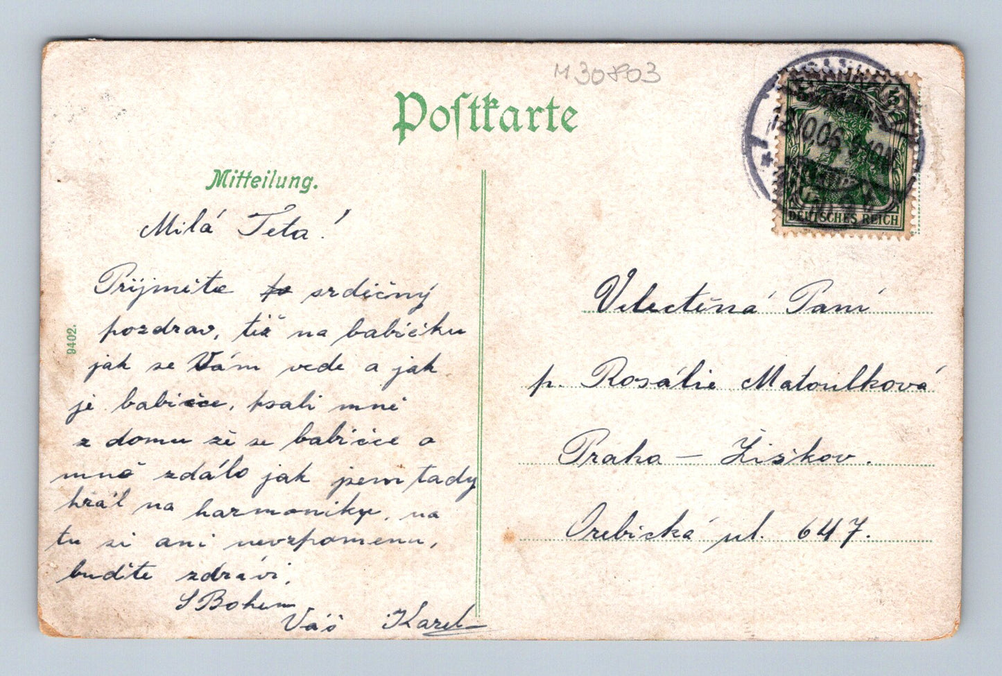 Pohlednice Německo Frankfurt am Main Römer 1903 (M30803)