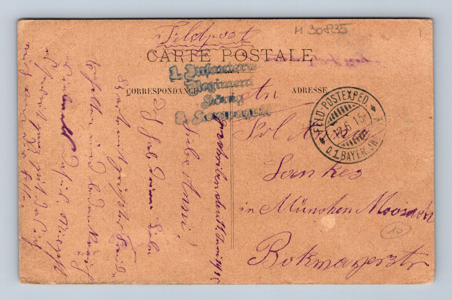 Pohlednice Francie Cambrai kostel Saint-Géty 1915 (M30835)