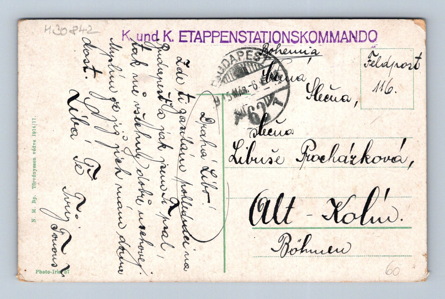 Pohlednice Maďarsko Budapešť Miléniový pomník Városliget 1917 (M30842)