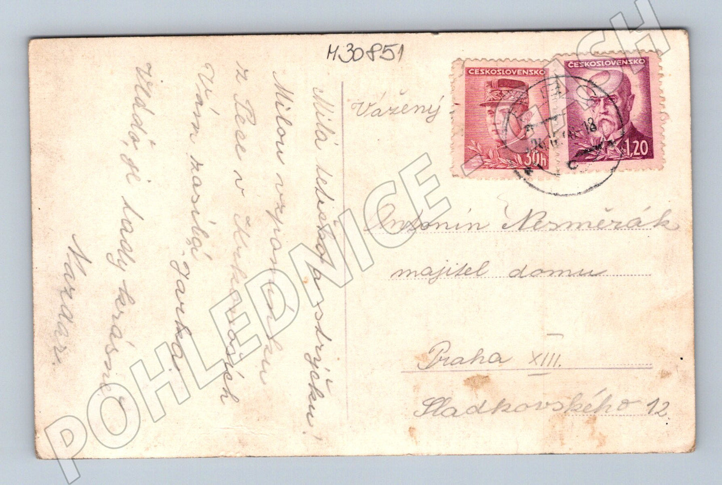 Pohlednice Krkonoše Pec pod Sněžkou 1939 (M30851)