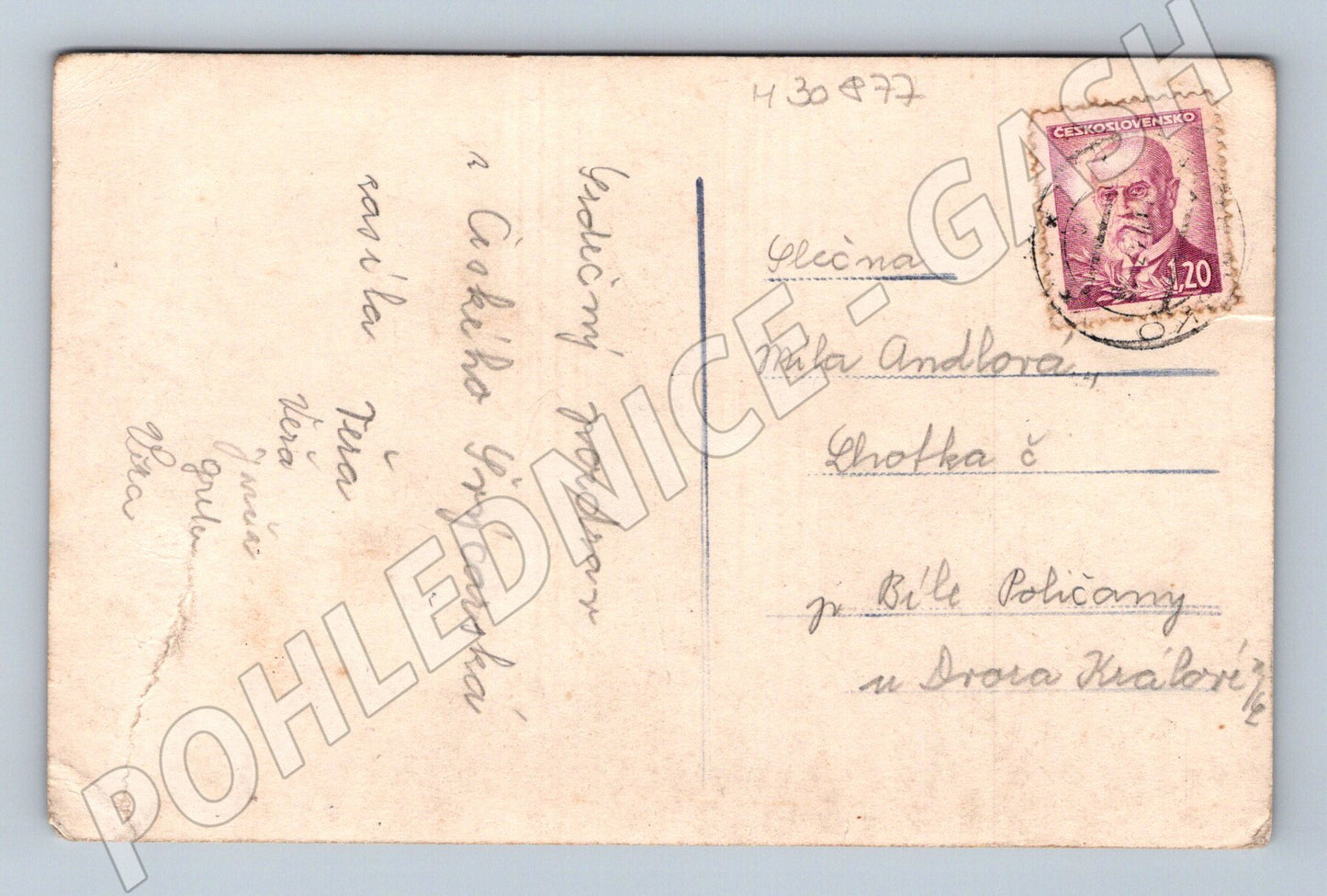Pohlednice Edmundova soutěska, jez 1930 (M30877)