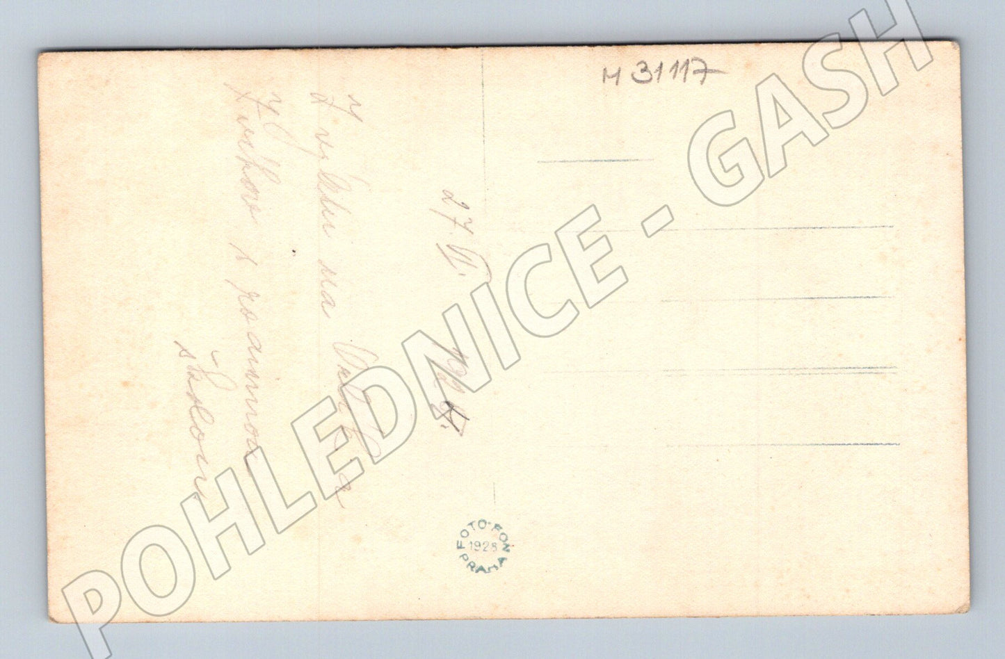 Pohlednice Orlík hrad 1928 (M31117)