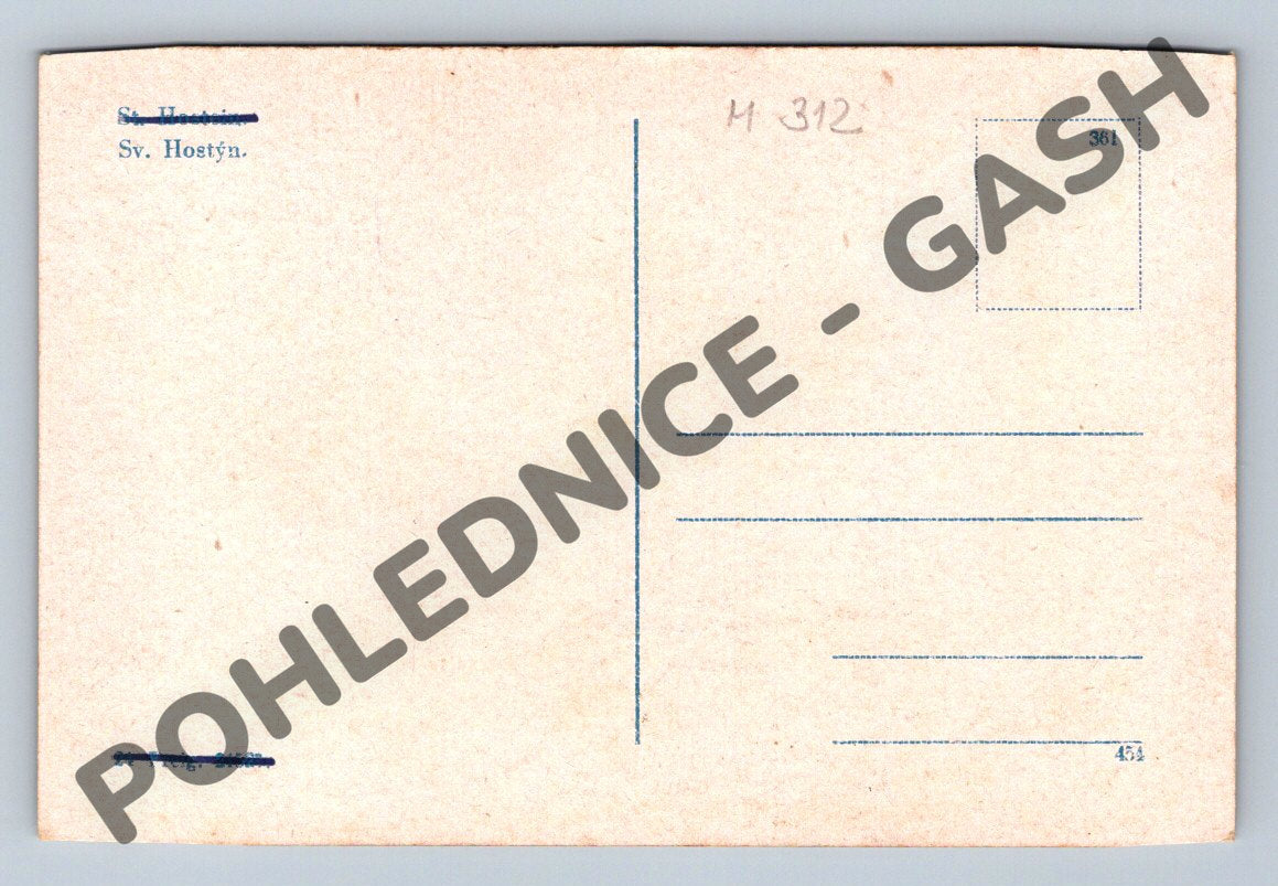 Pohlednice Svatý Hostýn kapličky malý formát do 1950 (M312)