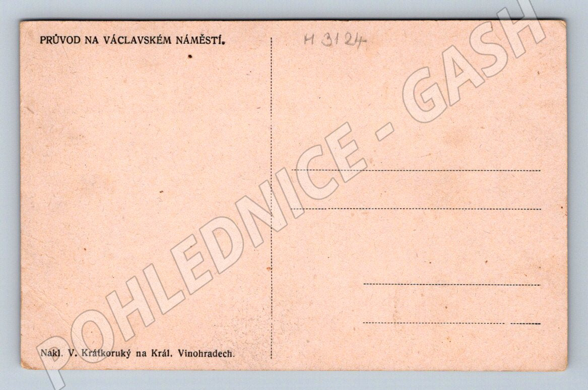 Postcard parade on Wenceslas Square (M3124)