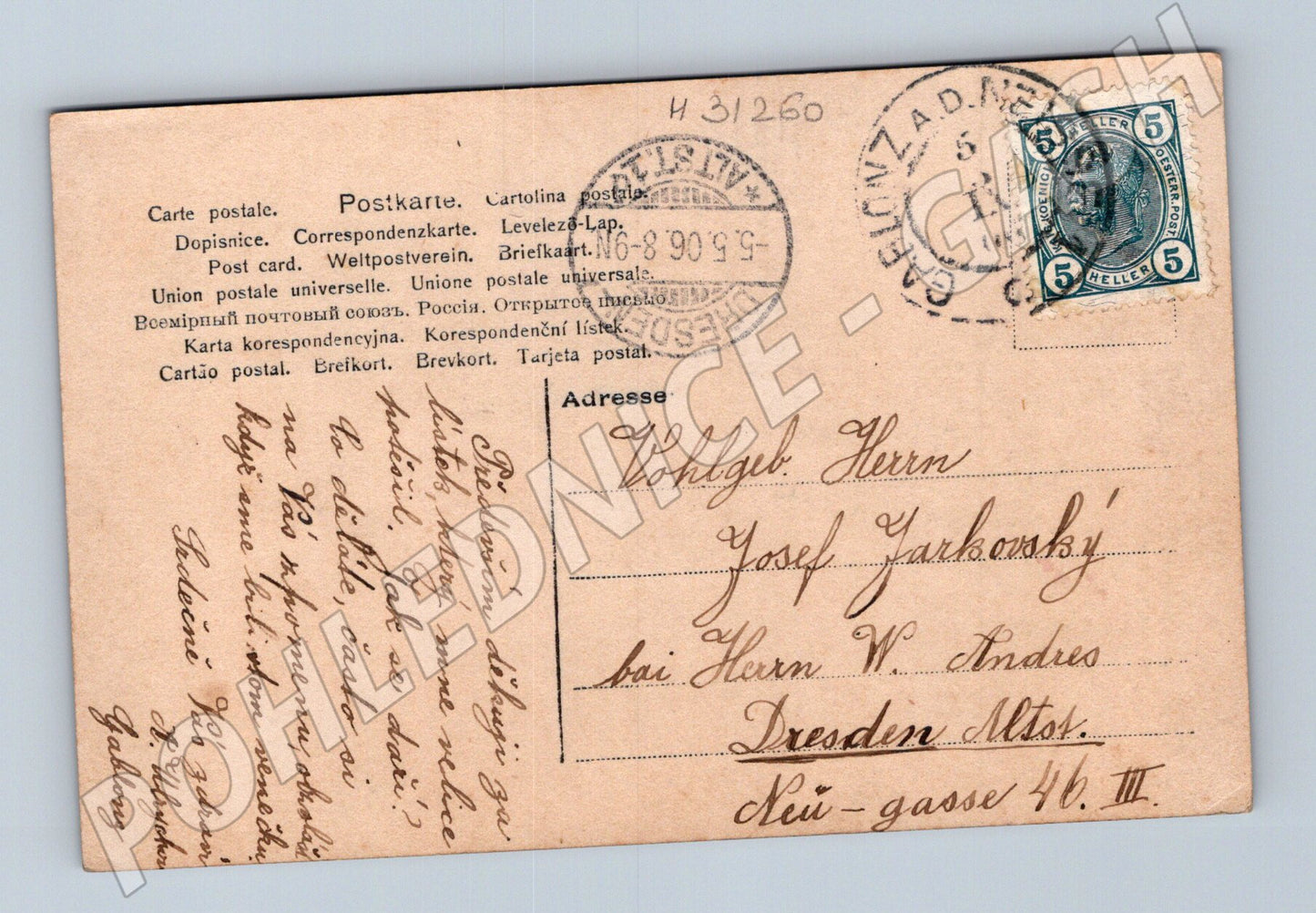 Pohlednice Německo žena v šatech 1899 (M31260)