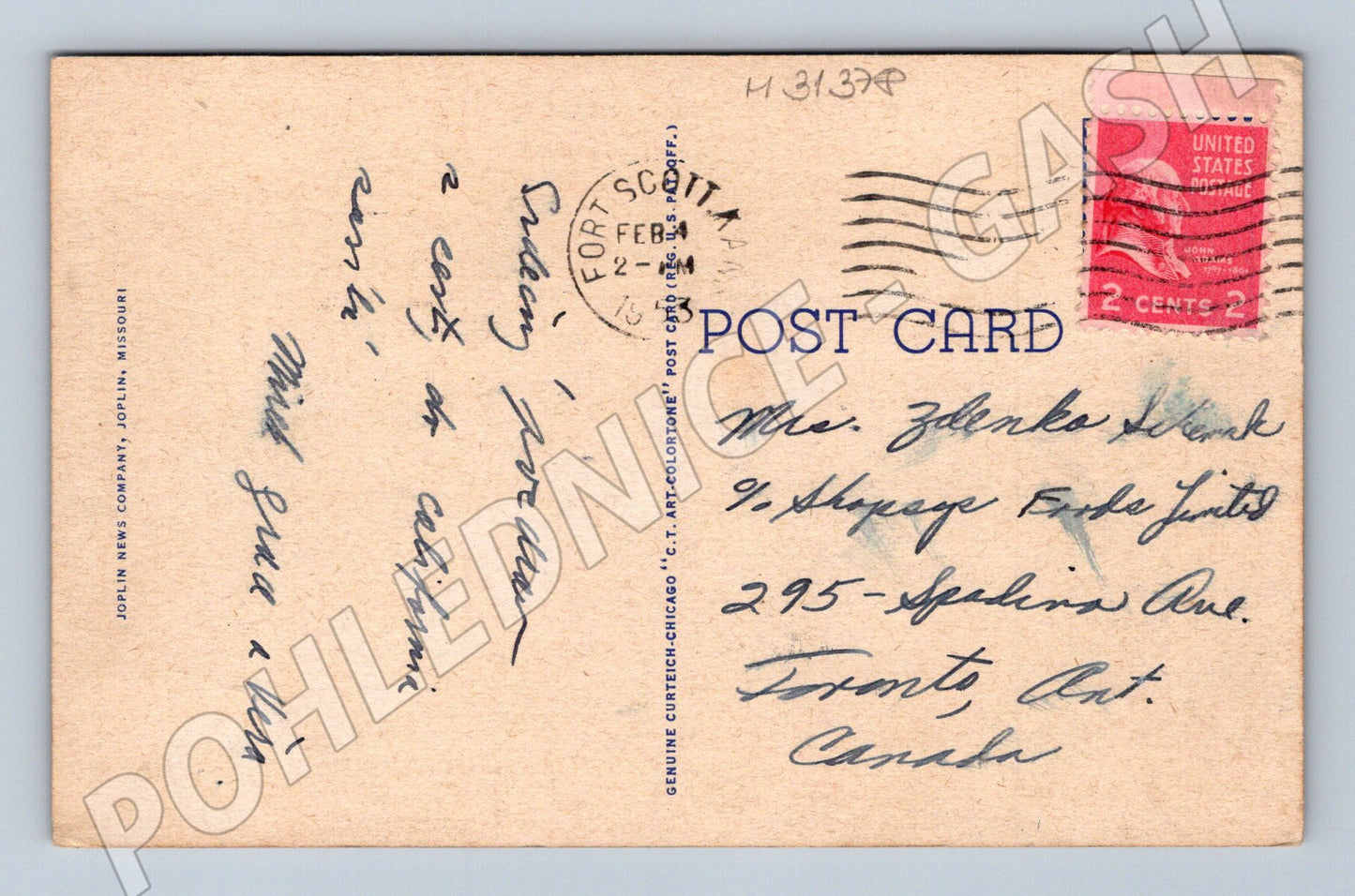 Pohlednice USA Highway 71 Ozarks 1934 (M31378)