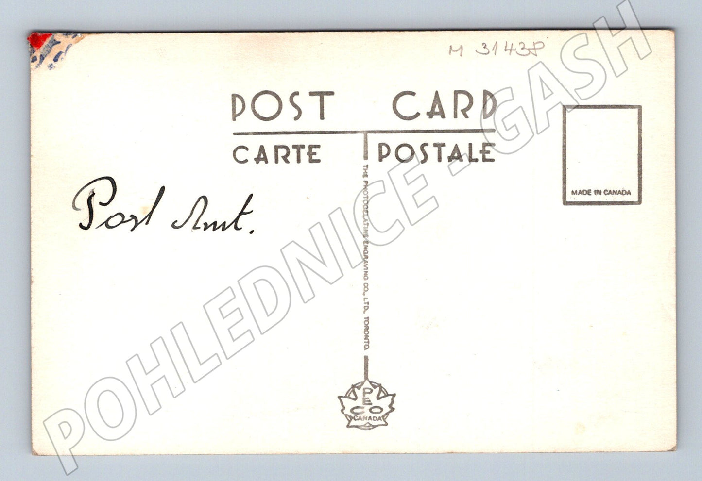 Pohlednice Kanada Waterloo pošta (M31438)