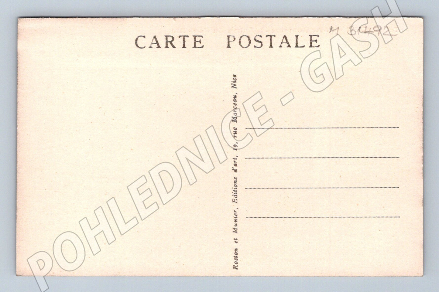 Pohlednice Francie Menton Porte Romaine (M31492)